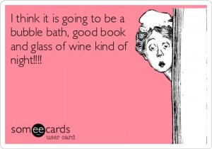 wine book bath